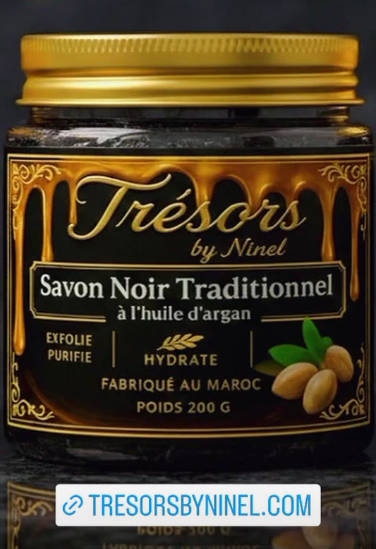 Trio Savon Noir Traditionnel : Classique, Argan, Aker Fassi